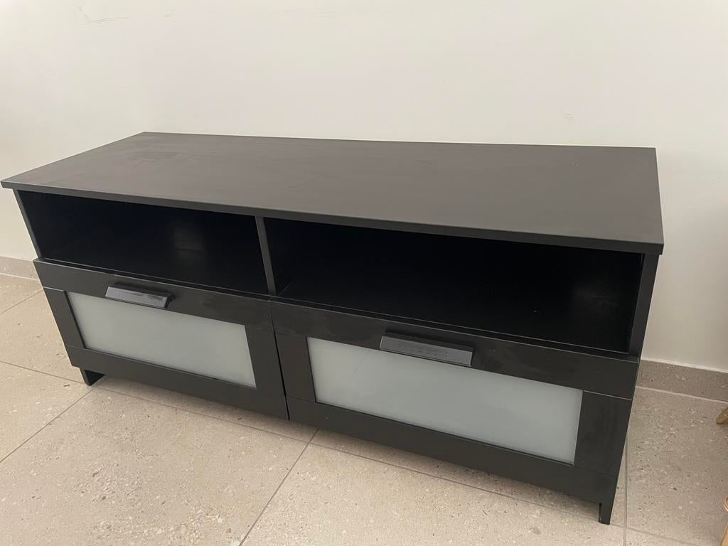 IKEA BRIMNES tv-meubel, Huis en Inrichting, Kasten |Televisiemeubels, Ophalen, Gebruikt, 100 tot 150 cm, Scandinavisch