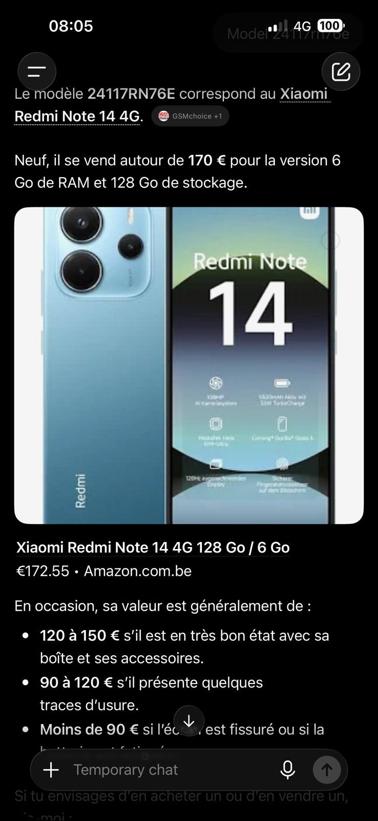Xiaomi Redmi Note 14 4G, Télécoms, Téléphonie mobile | Marques Autre, Enlèvement ou Envoi, Comme neuf