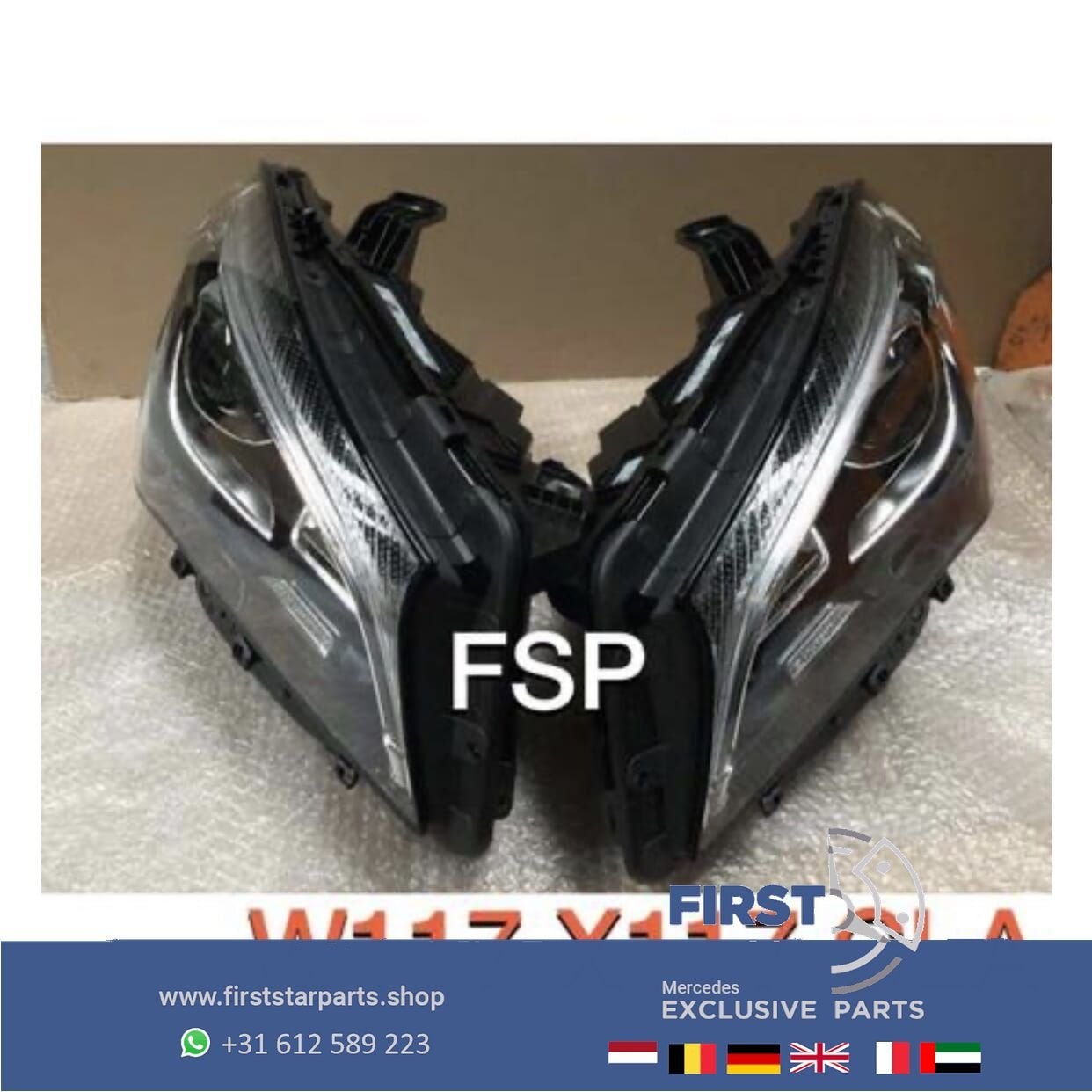 A1178206861 W117 CLA FACELIFT VOL LED Koplamp RECHTS MB Orig, Gebruikt, -, Ophalen of Verzenden, -