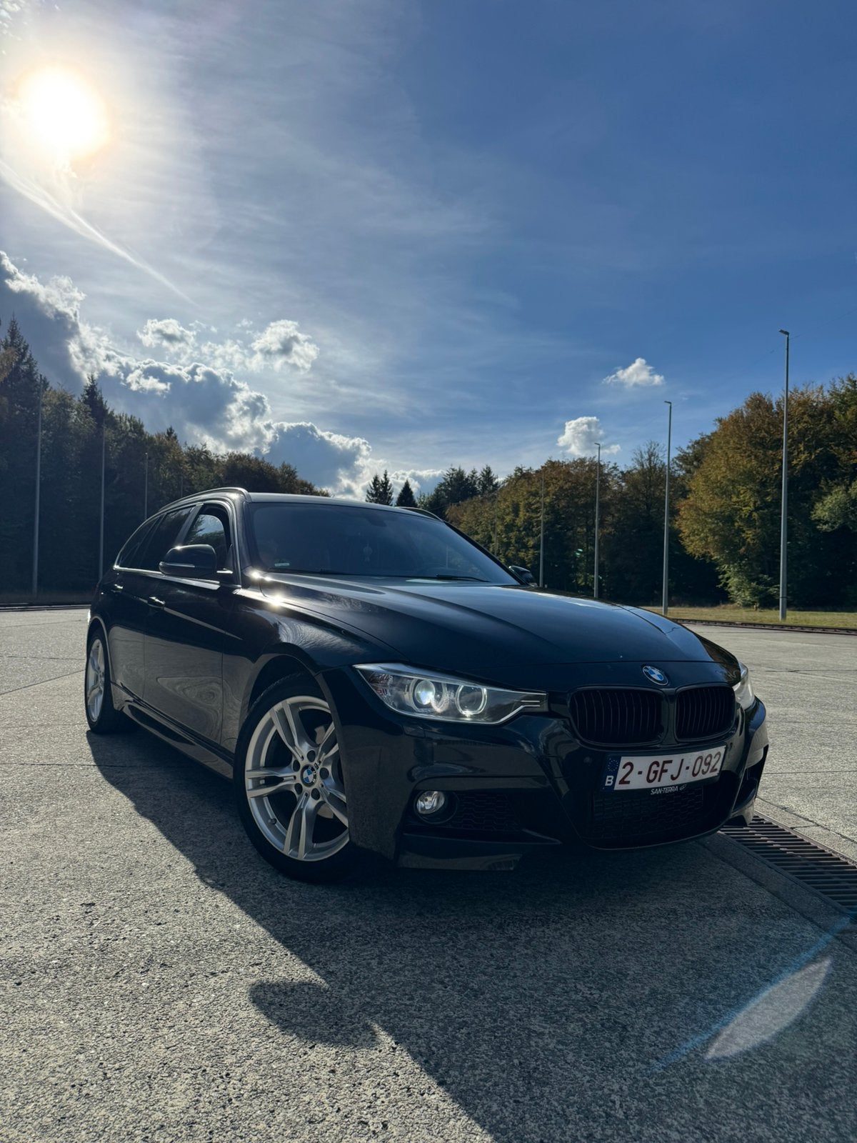 BMW 320d Touring dA EfficientDynamics Edition, Autos, Cuir, Euro 5, Achat, Noir