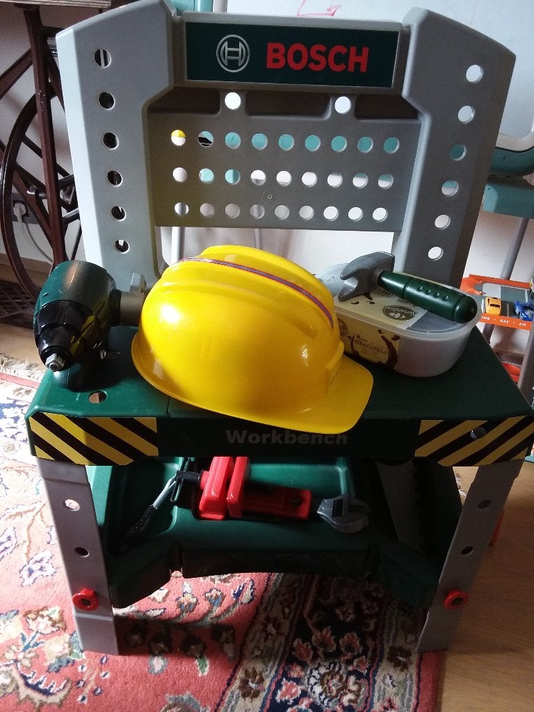 Bosch werkbank speelgoed, Kinderen en Baby's, Speelgoed | Speeltafels, Ophalen, Zo goed als nieuw