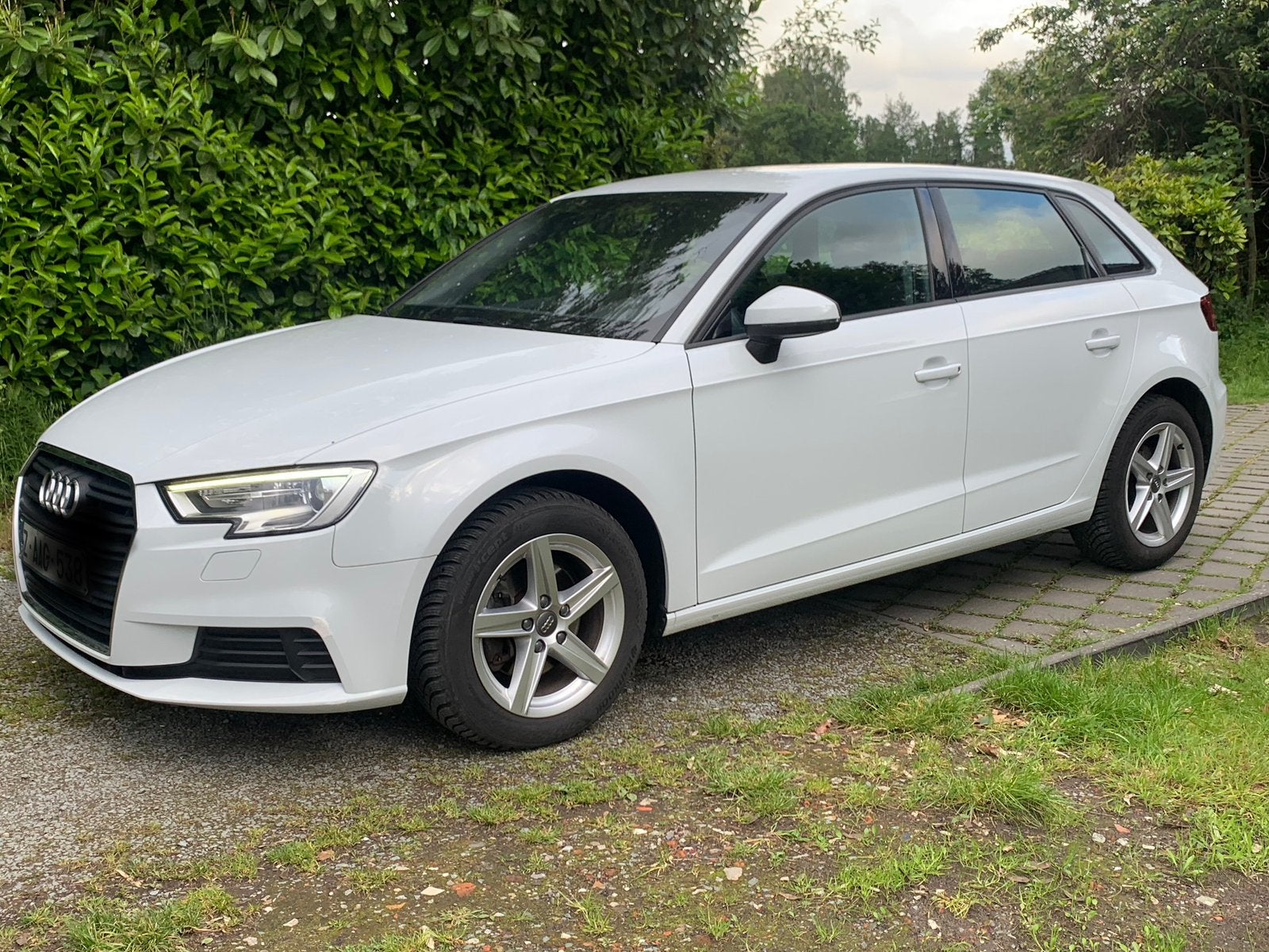 Audi A3 1.6TDI 99.000km bj.2019 116pk, Auto's, Voorwielaandrijving, Stof, 4 cilinders, Wit