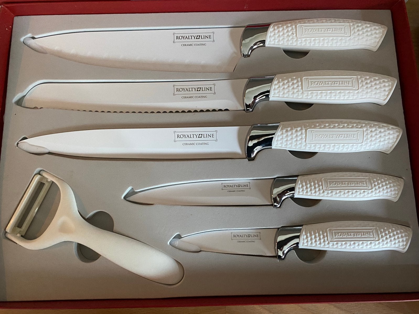 Messenset Royalty Line. 6delig. Nieuw!, Ophalen of Verzenden, Royalty Line, Messenset