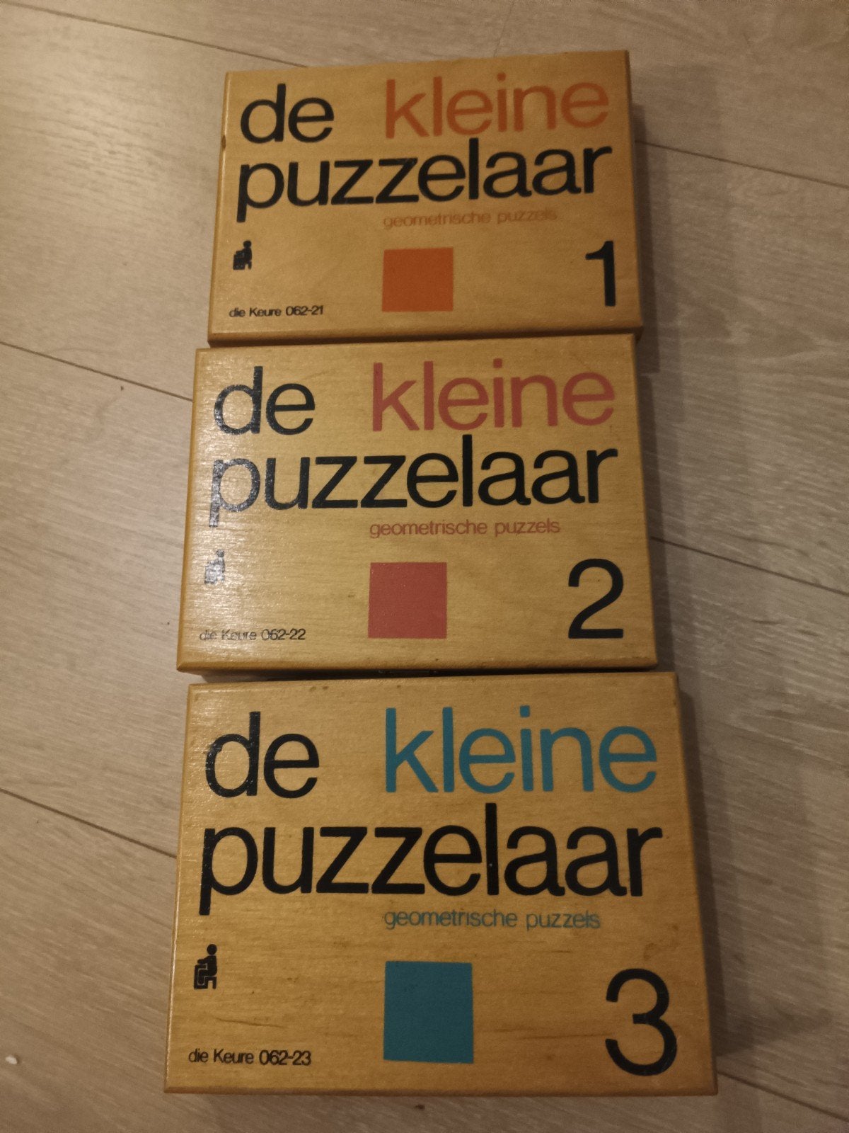 Houten doosjes de kleine puzzelaar, Audio, Tv en Foto, Filmrollen, Ophalen