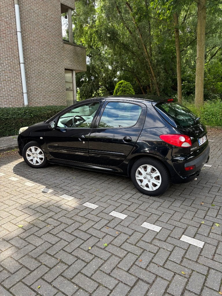 Peugeot206+, Auto's, 206+, Stof, Zwart, Zwart