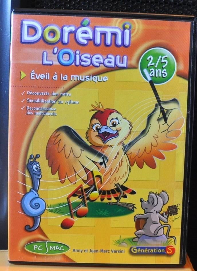 jeu cd -rom pc/mac dorémi l'oiseau, Games en Spelcomputers, Games | Pc, Ophalen of Verzenden, Gebruikt, Muziek, Vanaf 3 jaar