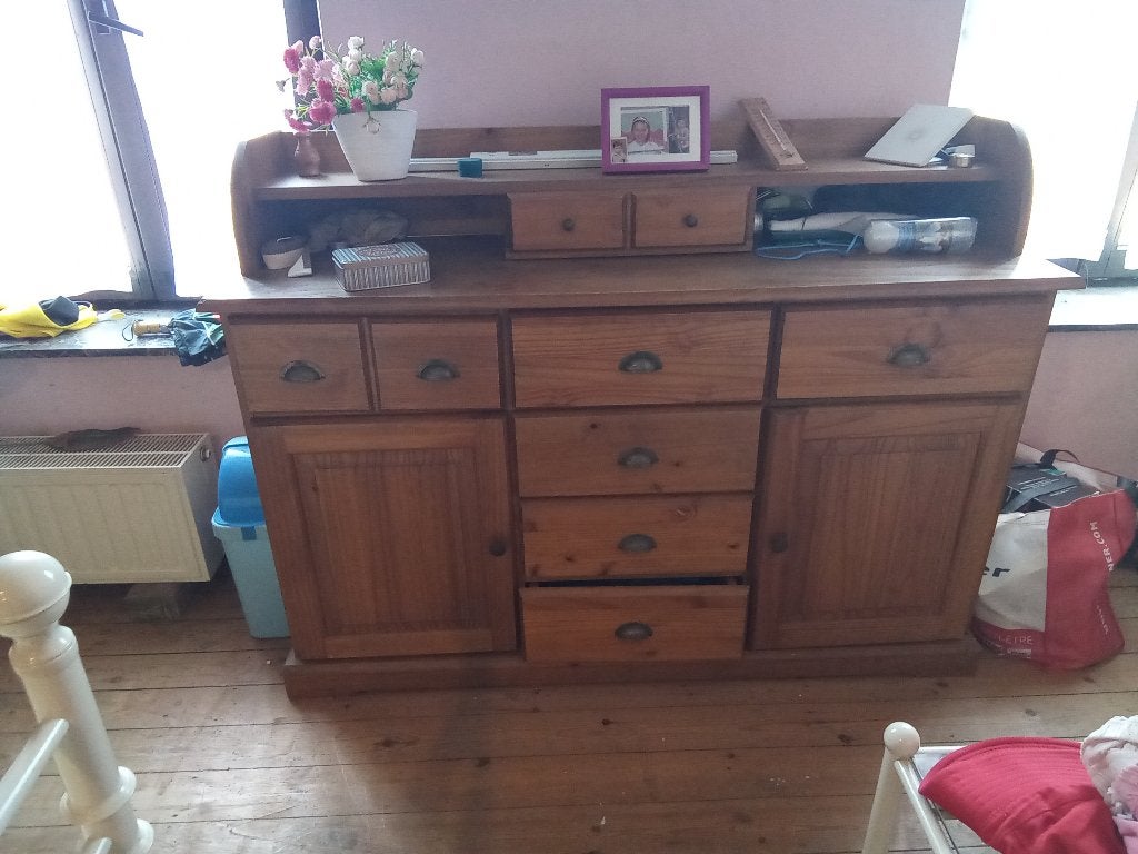 Dressoir, commode, buffet en pin, 25 à 50 cm, Avec tablette(s), Moins de 100 cm, 100 à 150 cm
