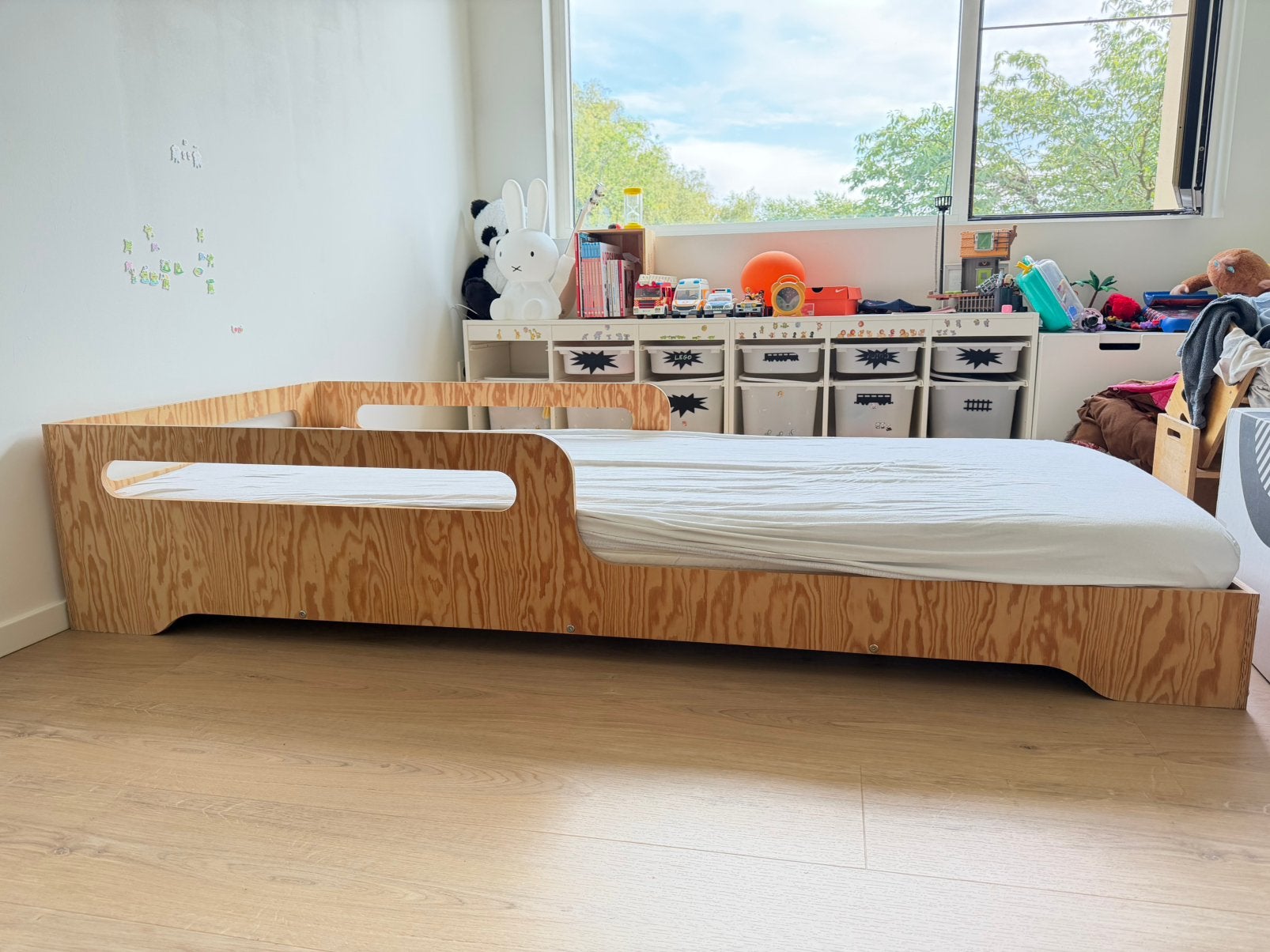 Lit Montessori Petit Puk LOUT, Enfants & Bébés, 85 à 100 cm, Sommier à lattes, Enlèvement, 180 cm ou plus