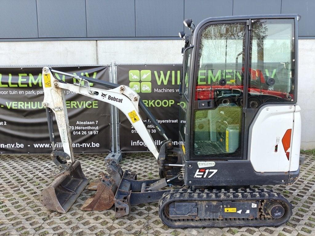 Bobcat E17 Graafmachine, Enlèvement, Excavatrice