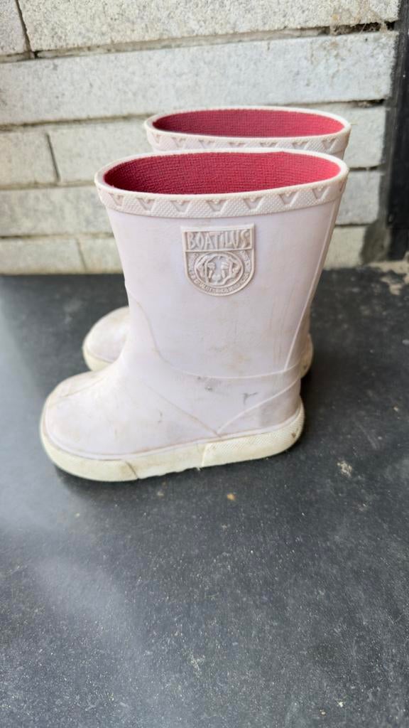 Paarse regenlaarsjes maat 23, Kinderen en Baby's, Ophalen, Zo goed als nieuw