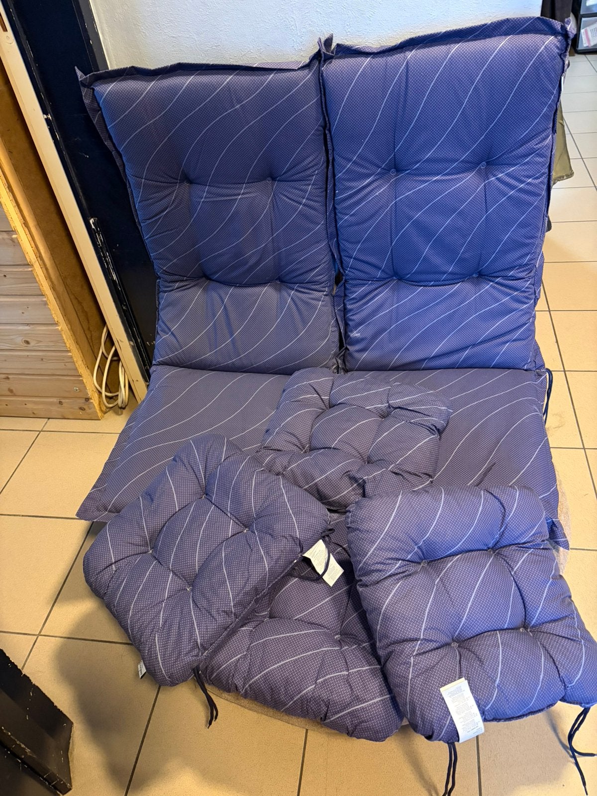 Ensemble de coussins de jardin, Jardin & Terrasse, Enlèvement, Comme neuf