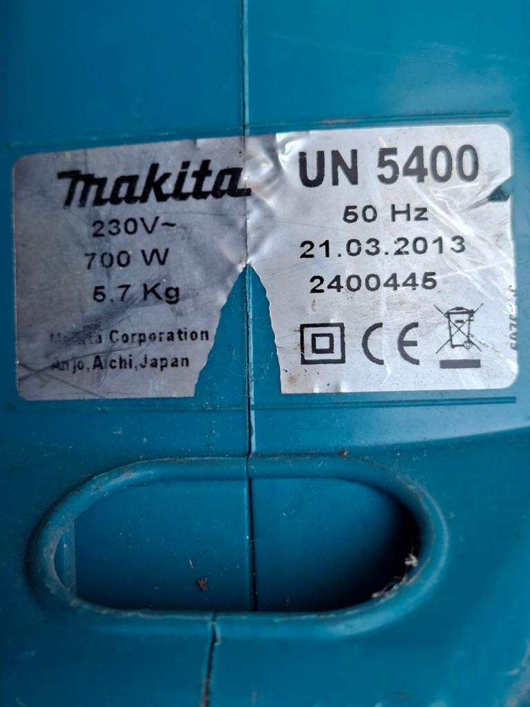 Taille haie makita, Enlèvement