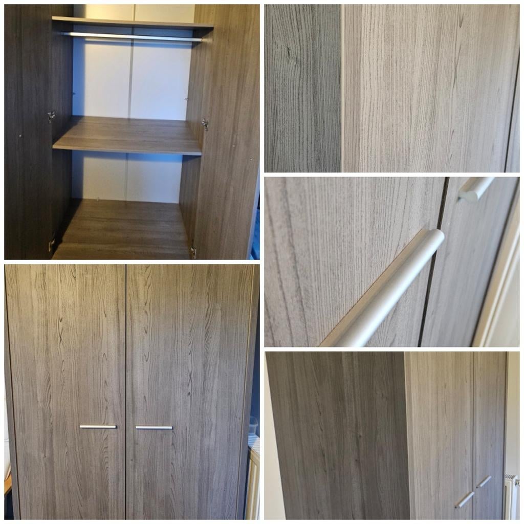 Kast 2 deuren babykamer Luca, Kinderen en Baby's, Kinderkamer | Commodes en Kasten, Zo goed als nieuw, Kast, 105 cm of meer, 100 cm of meer