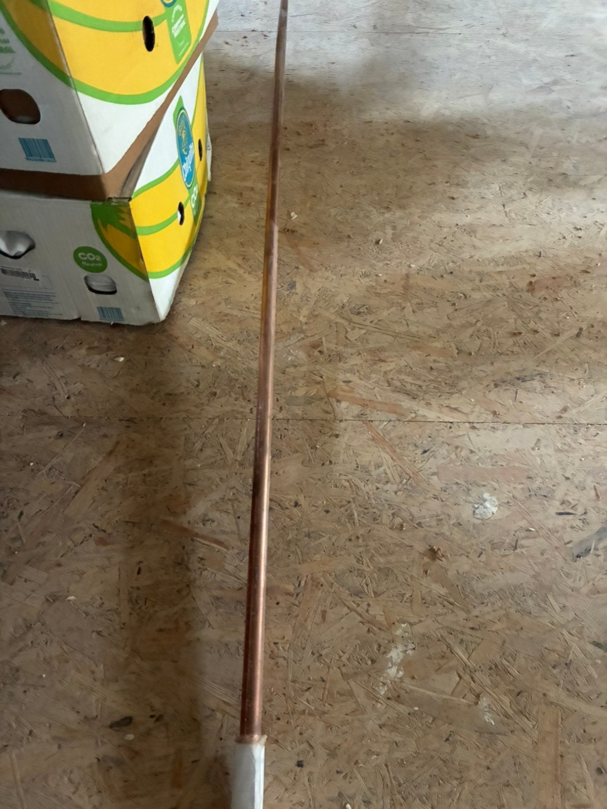 Koperen buis 5 meter 22mm, Doe-het-zelf en Bouw, Ophalen, Zo goed als nieuw