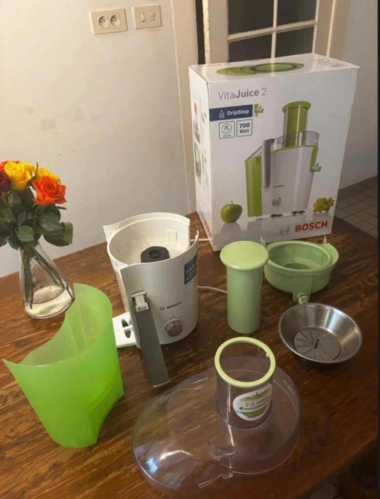 Bosch VitaJuice 2 MES25G0 - Juicer - 700 W - Green, Ophalen, Nieuw, Elektrisch, Sapcentrifuge