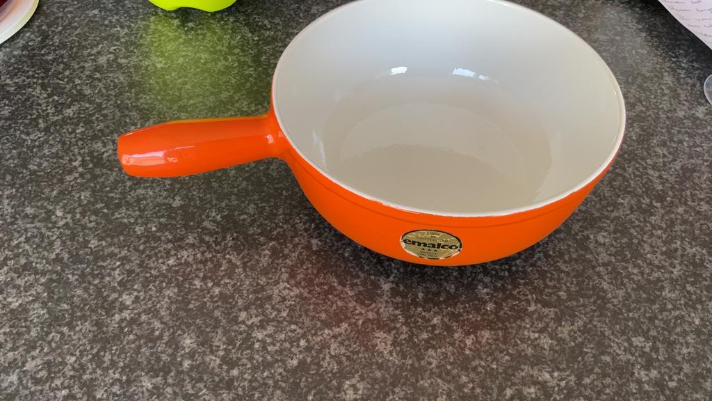 Kaasfondue steelpan, Huis en Inrichting, Ophalen of Verzenden, Nieuw, Gietijzer