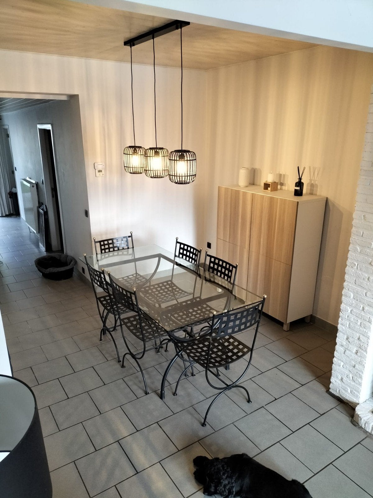 Glazen eetkamertafel, Immo, Appartementen en Studio's te huur