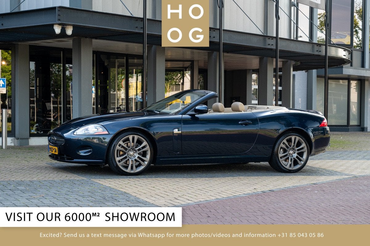 Jaguar XK 4.2 V8 Convertible (bj 2006, automaat), Auto's, 4 zetels, Gebruikt, Overige kleuren, Cabriolet
