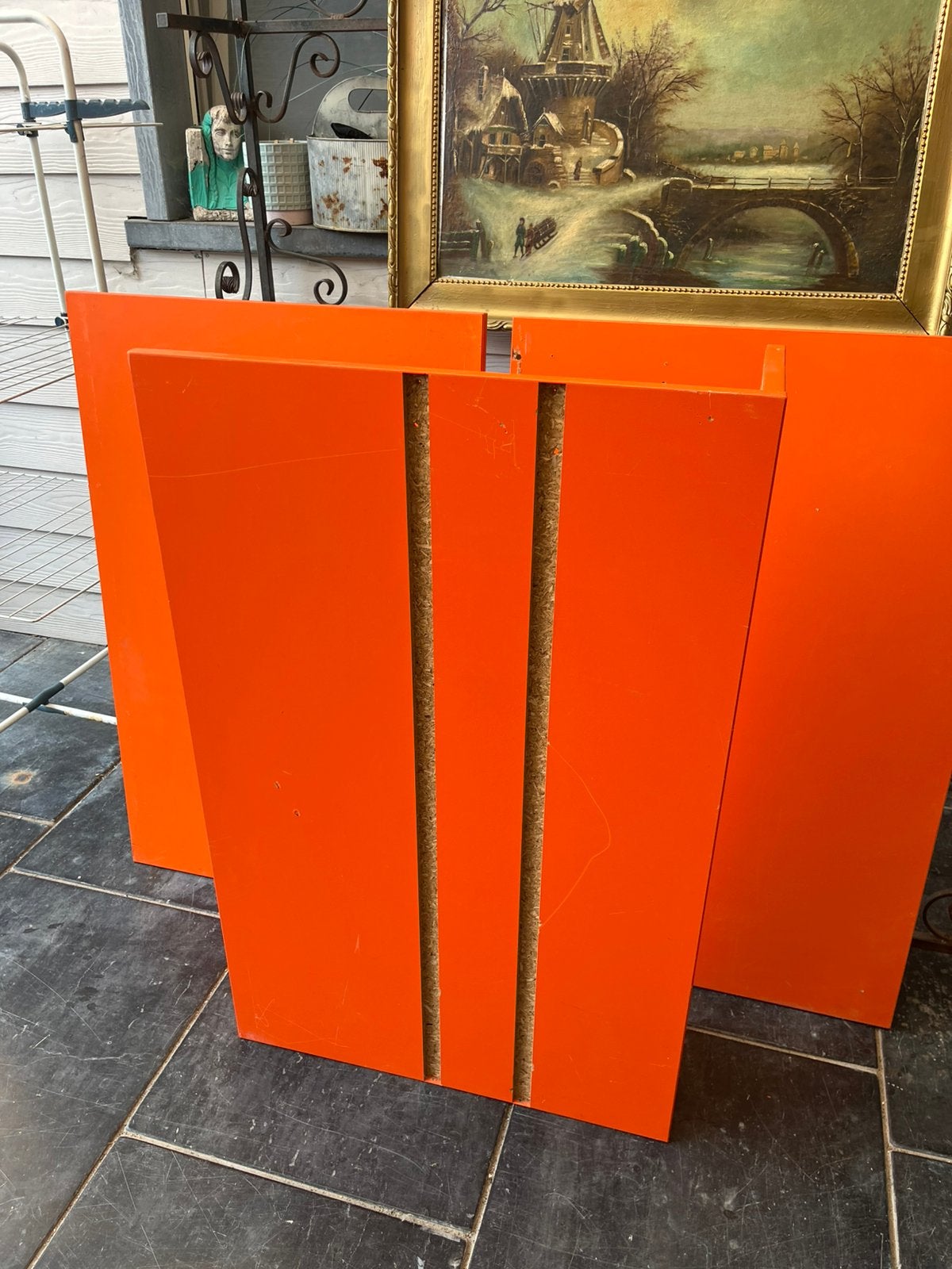 houten platen van een wandrek en andere.., Huis en Inrichting, Ophalen, Zo goed als nieuw