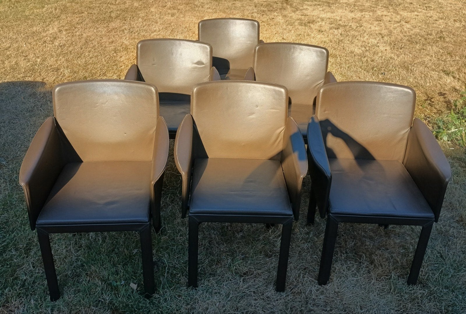 6 chaises de salle à manger DURLET, Maison & Meubles, Chaises, Comme neuf, Brun, Enlèvement, Cinq, Six Chaises ou plus