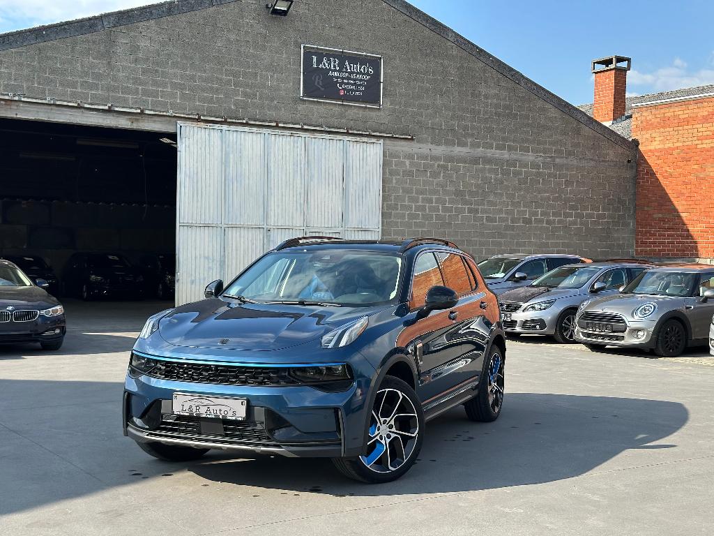 Lynk & Co 01 PHEV 1.5 Turbo Pano-380Cam-Acc-Garantie, Auto's, Lynk & Co, Automaat, Multifunctioneel stuurwiel, Stof, Blauw