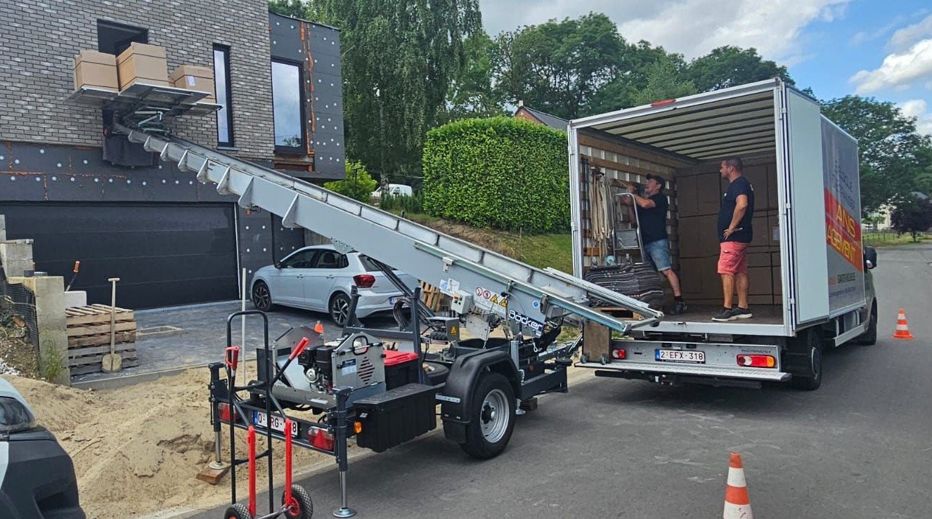 Pro mover, transport, vuilnis, lift, garageverkoop, Inpakservice