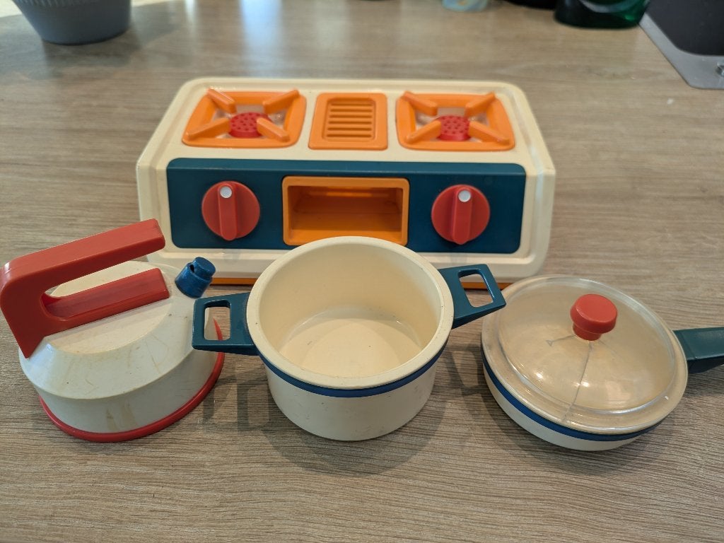Vintage kookfornuisje, Ophalen of Verzenden, Gebruikt, Kunststof, Speelkeuken