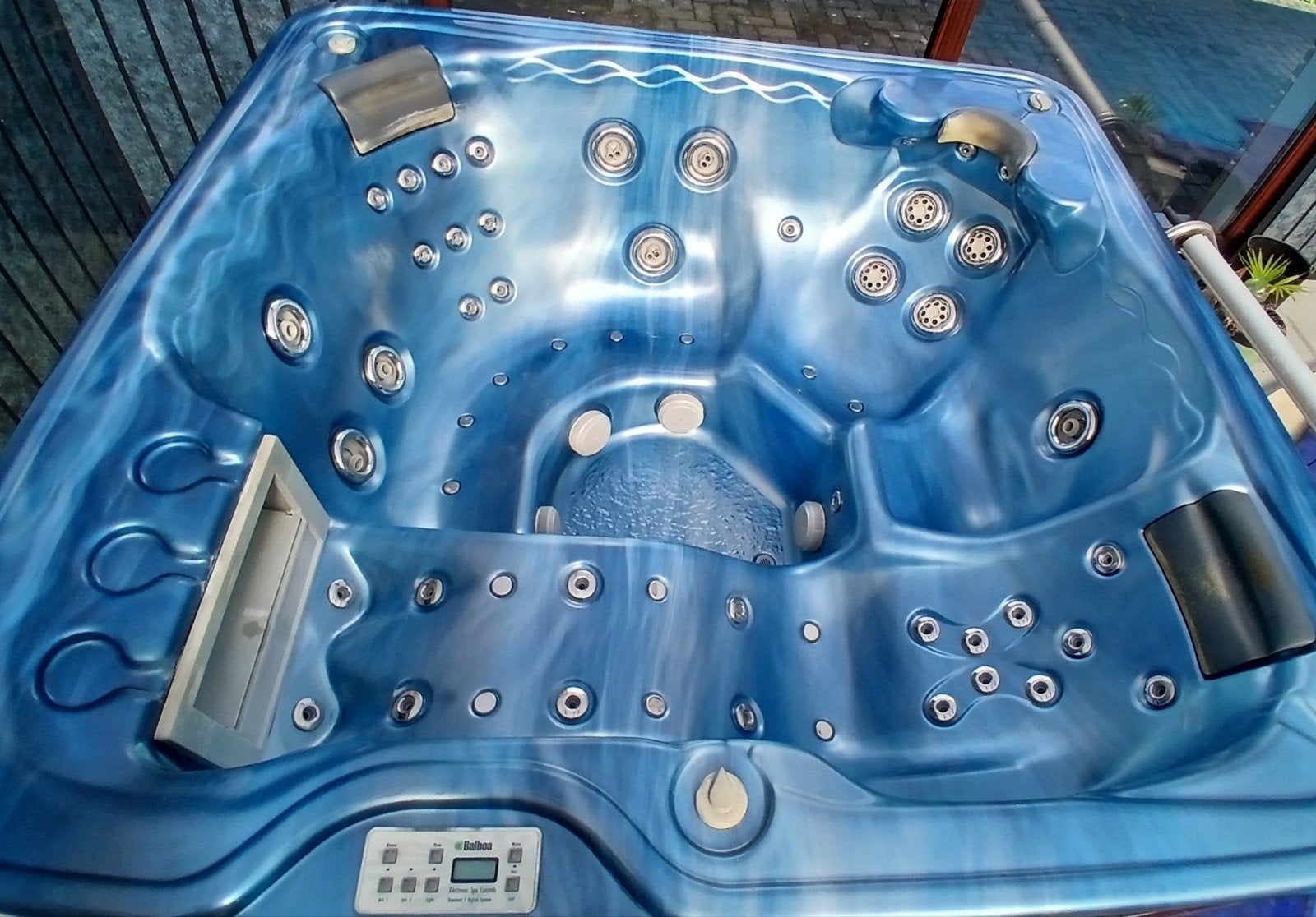Jacuzzi Spa bubbelbad, Tuin en Terras, Bubbelbaden en Hottubs, Ophalen, Gebruikt, Trap, Vast