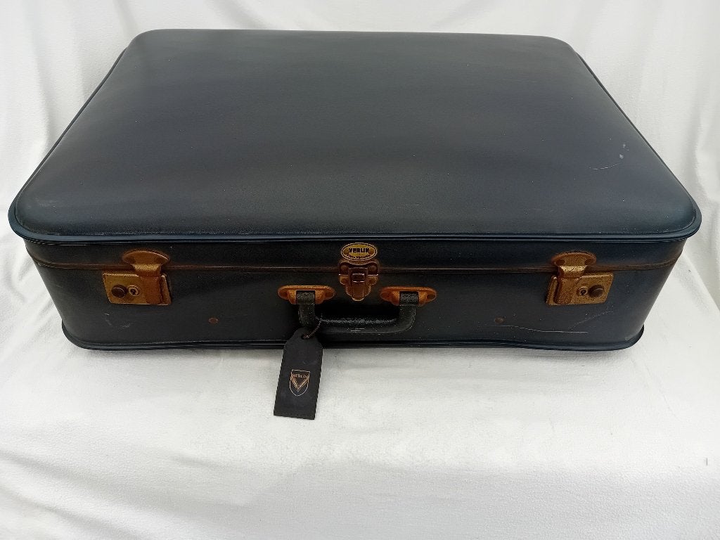 Vintage grote valies/reiskoffer, Ophalen, Gebruikt, Hard kunststof, 45 tot 55 cm
