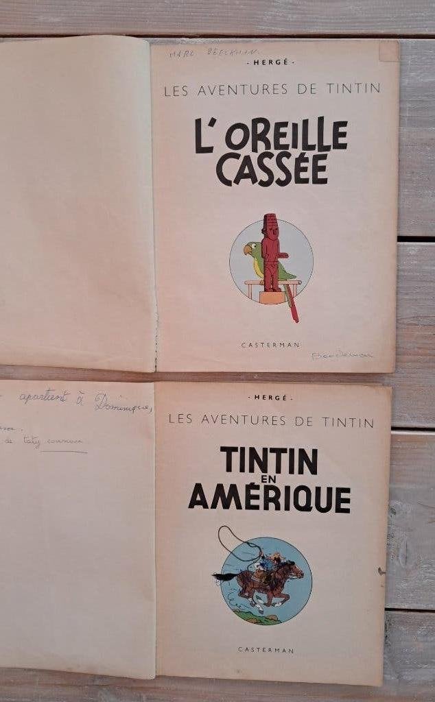 Tintin - Tintin comics, Plusieurs BD, Utilisé, Hergé (George Rémi), Enlèvement ou Envoi