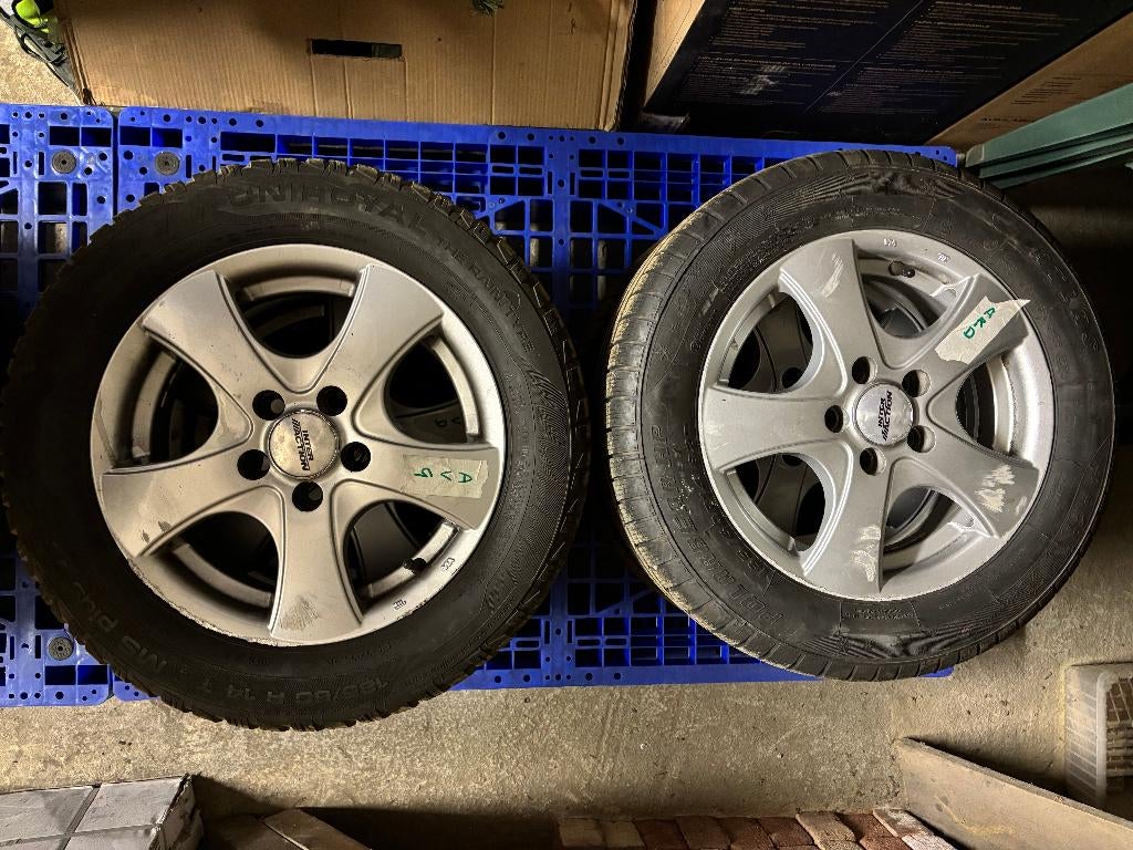kit hiver polo, Auto-onderdelen, Banden en Velgen, Band(en), Winterbanden, 14 inch, 185 mm, Personenwagen, Nieuw, Ophalen of Verzenden