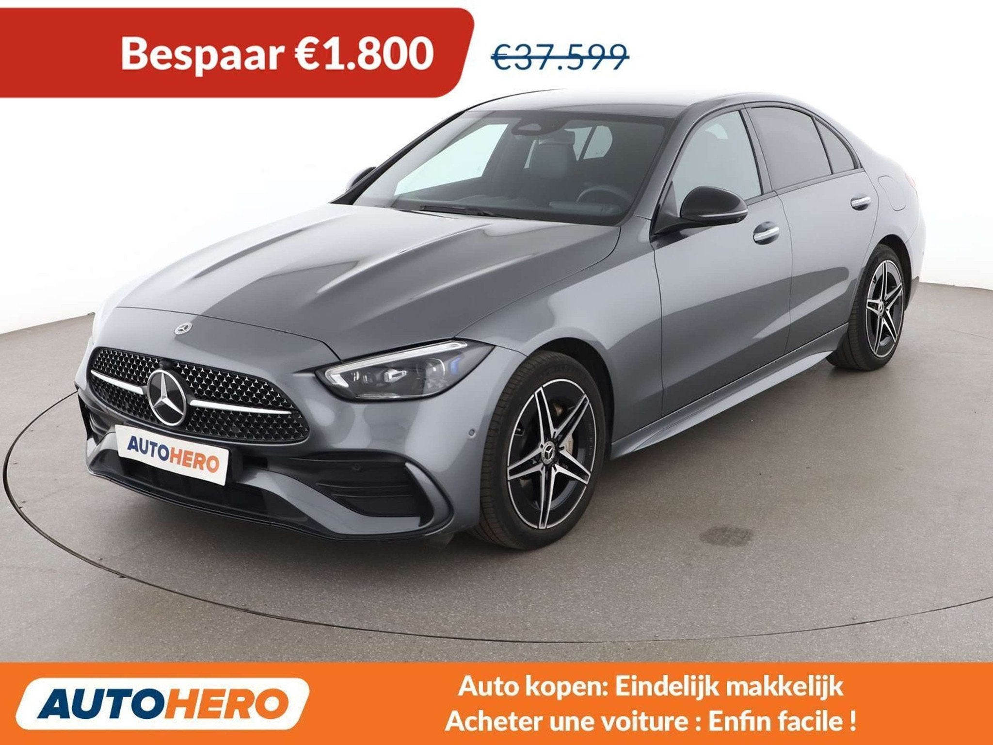 Mercedes-Benz C-Klasse 300 C300e AMG Line (bj 2022), Auto's, Automaat, 4 deurs, Achterwielaandrijving, Gebruikt