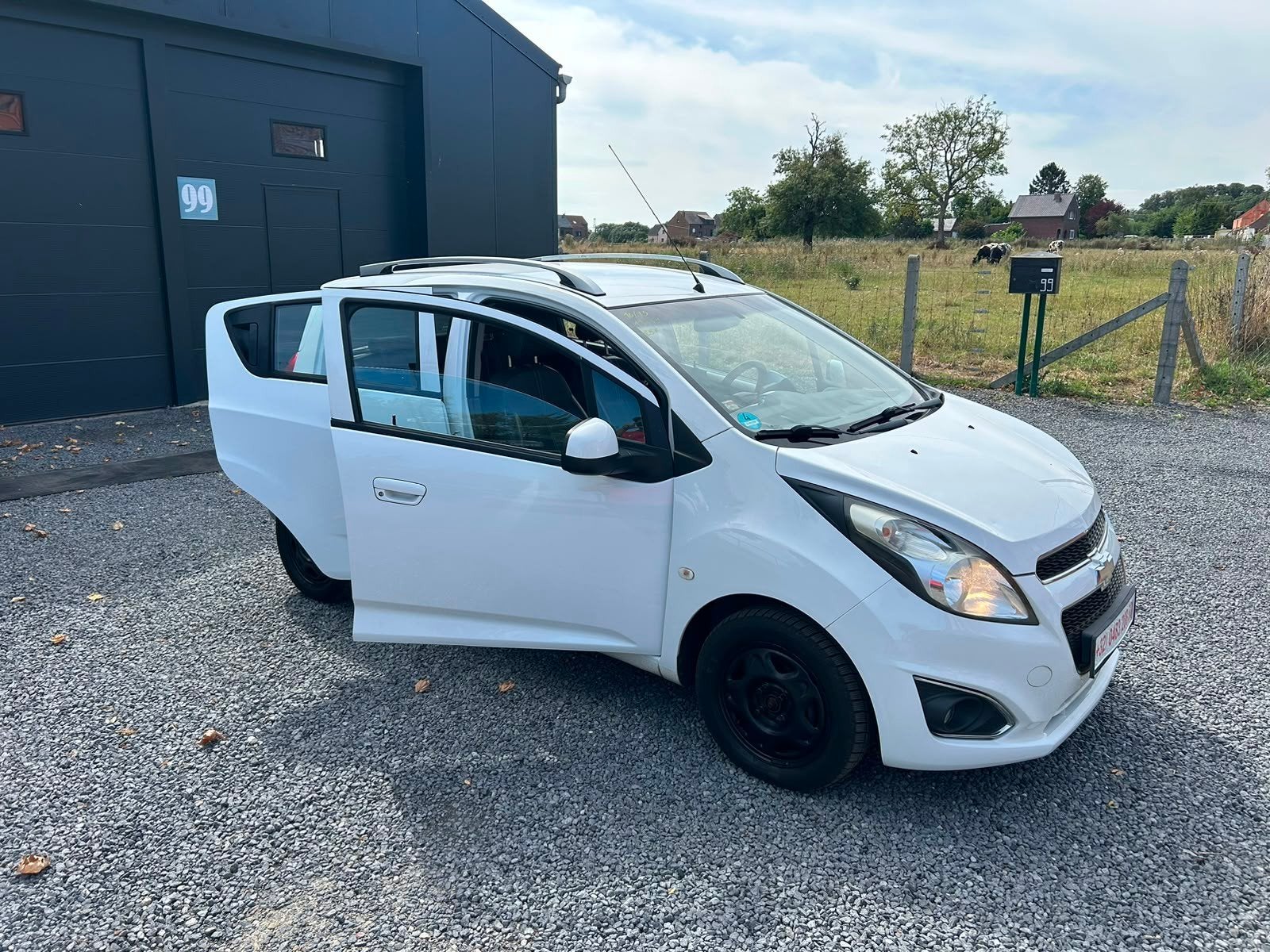 Chevrolet Spark 1.2 essence 1erMAIN 09/2013 113000km AIRCO, Auto's, Chevrolet, Bedrijf, Spark, 5 deurs, Centrale vergrendeling