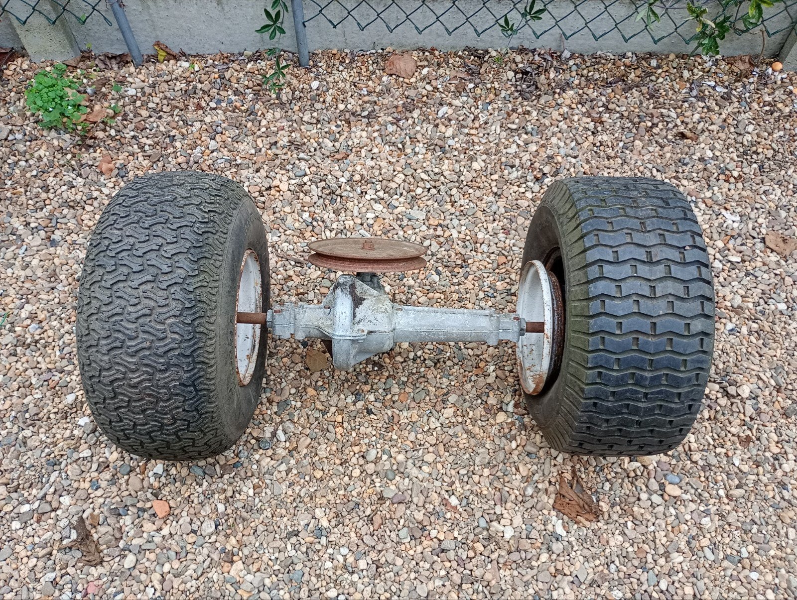 Zitmaaier achteras MTD 717-0541, Ophalen