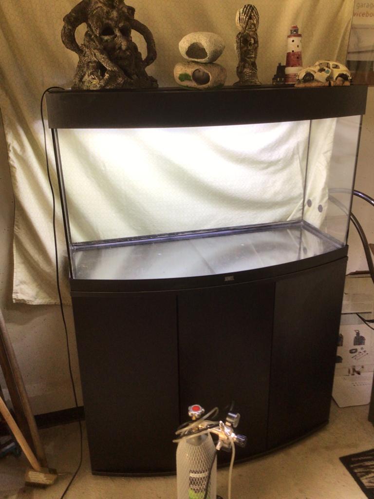 Te koop aquarium 180 lit met onderkast en toebehoren., Ophalen, Pomp, Zo goed als nieuw, Filter