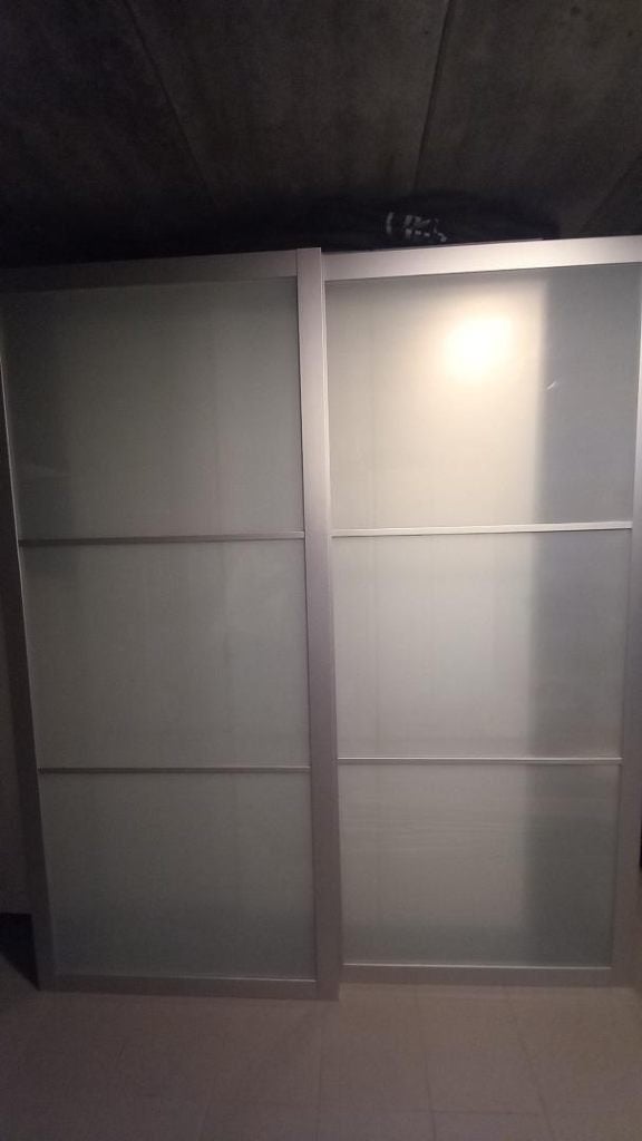 Portes coulissantes Pax, Maison & Meubles, 200 cm ou plus, Verre, Enlèvement, Utilisé