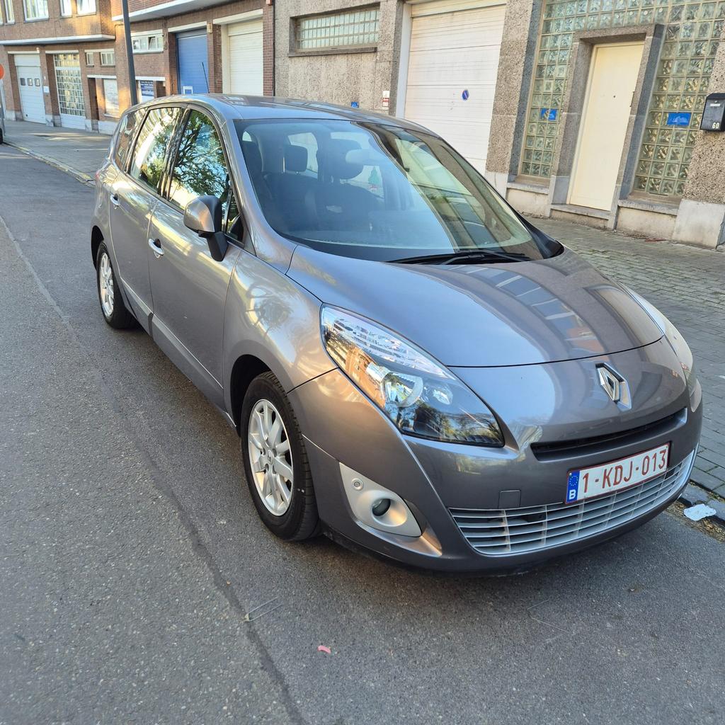 Renault Sénic Grande, Auto's, Euro 5, Leder en Stof, Bruin, Handgeschakeld