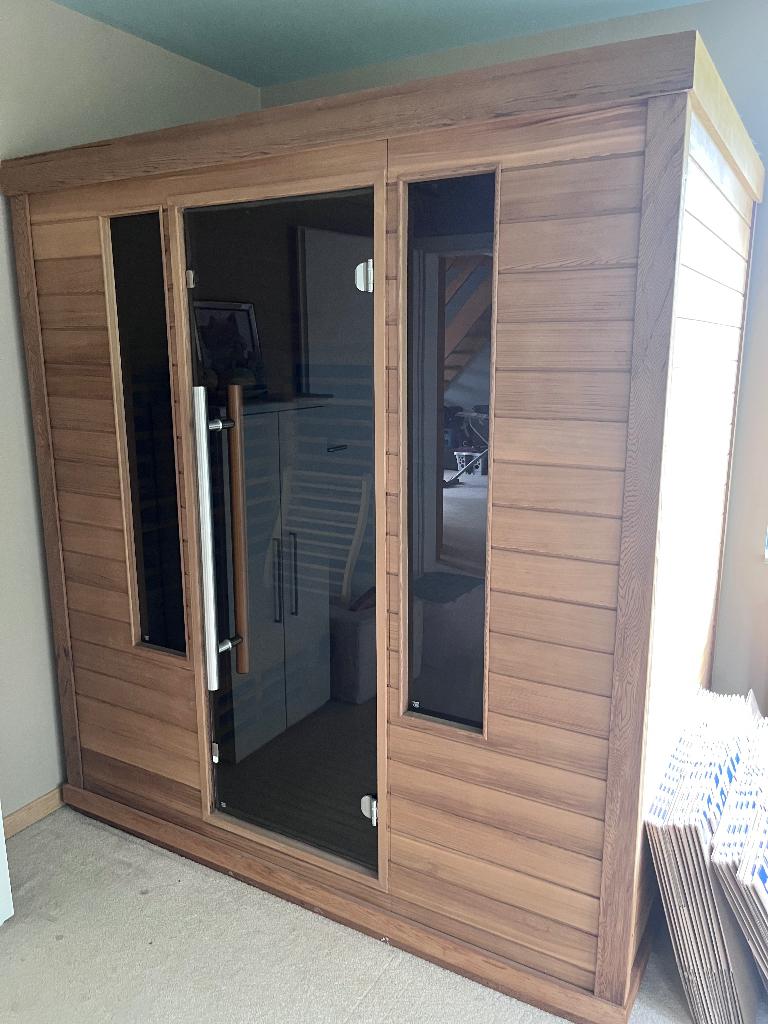 Infrarood cabine, Ophalen, Hout, Zo goed als nieuw, Scandinavisch