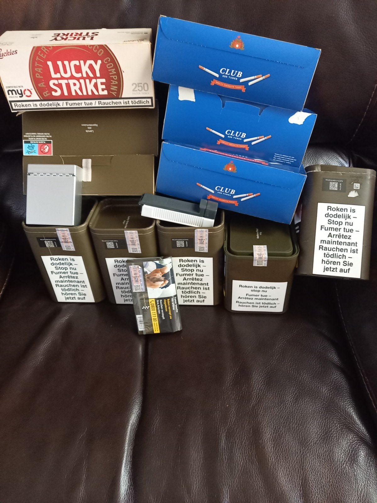 Tabac + filtre, Collections, Articles de fumeurs, Briquets & Boîtes d'allumettes, Enlèvement