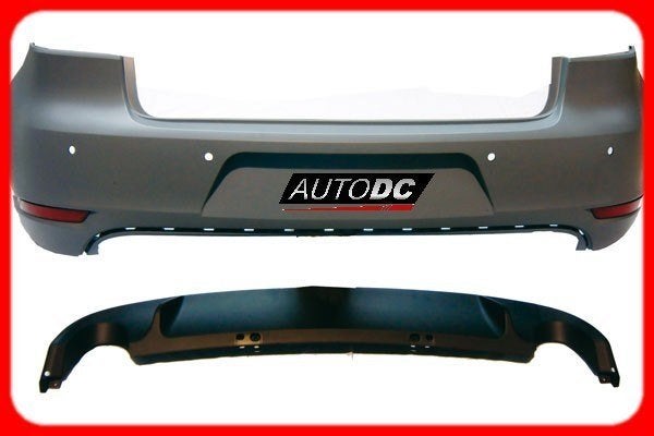 PARE CHOC ARRIERE LOOK GTI COMPLET VW GOLF 6 BERLINE (08-12), Enlèvement