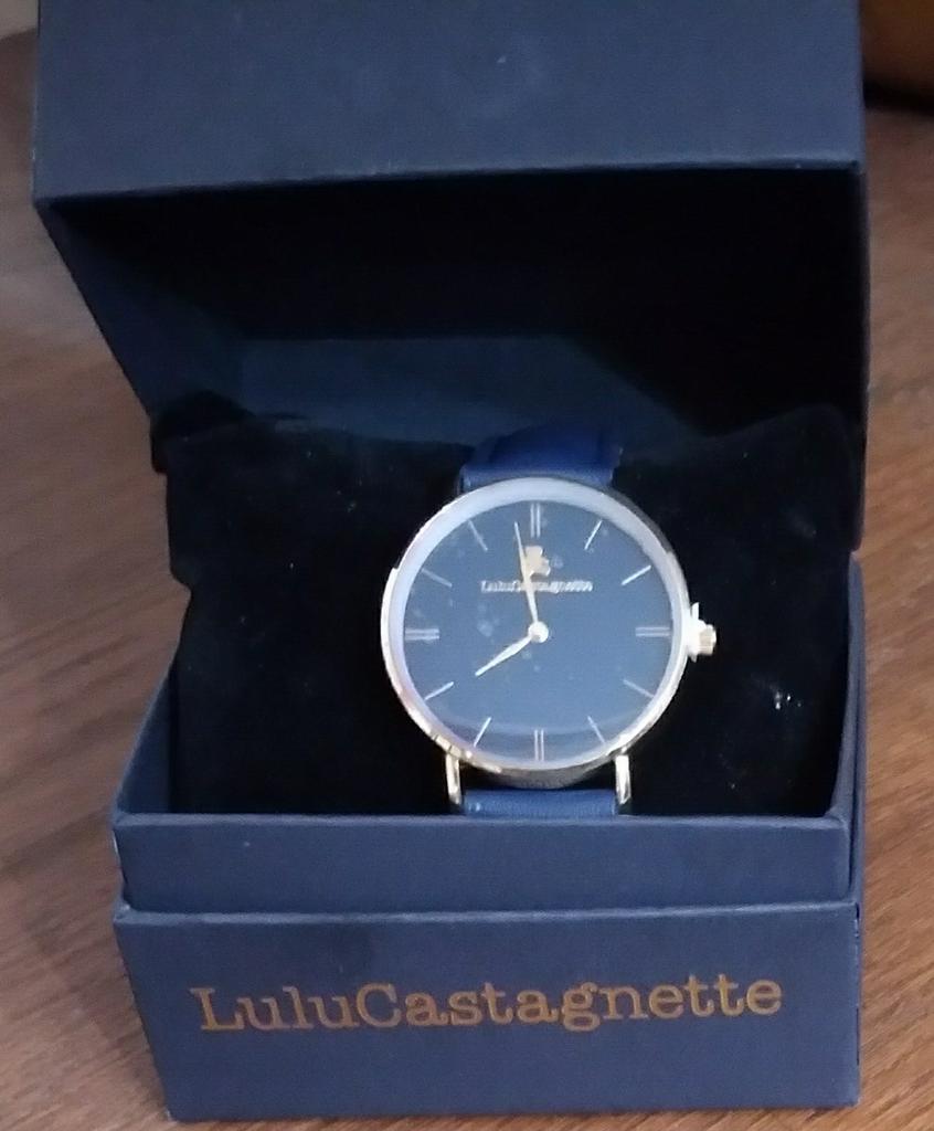 Blauw dameshorloge 'Lulu Castagnette'., Handtassen en Accessoires, Ophalen, Nieuw, Polshorloge, Kunststof