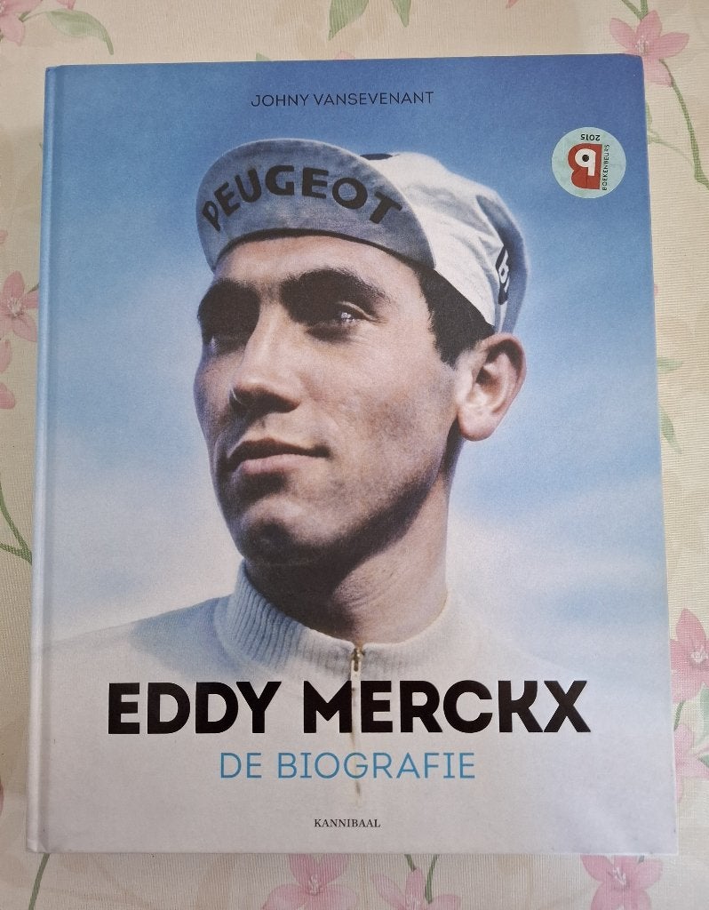 Boek over Eddy Merckx, Ophalen, Johny Vansevenant, Lopen en Fietsen, Zo goed als nieuw