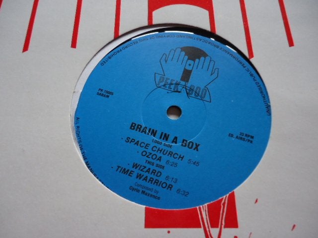 Brain In A Box - Space Church (Peek-A-Boo), CD & DVD, 12 pouces, Trance, Enlèvement ou Envoi, Comme neuf