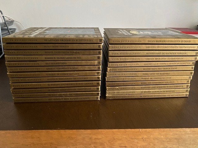 Set van 24 boeken,  oude beschavingen, Boeken, Ophalen, 19e eeuw, Nieuw, Overige gebieden