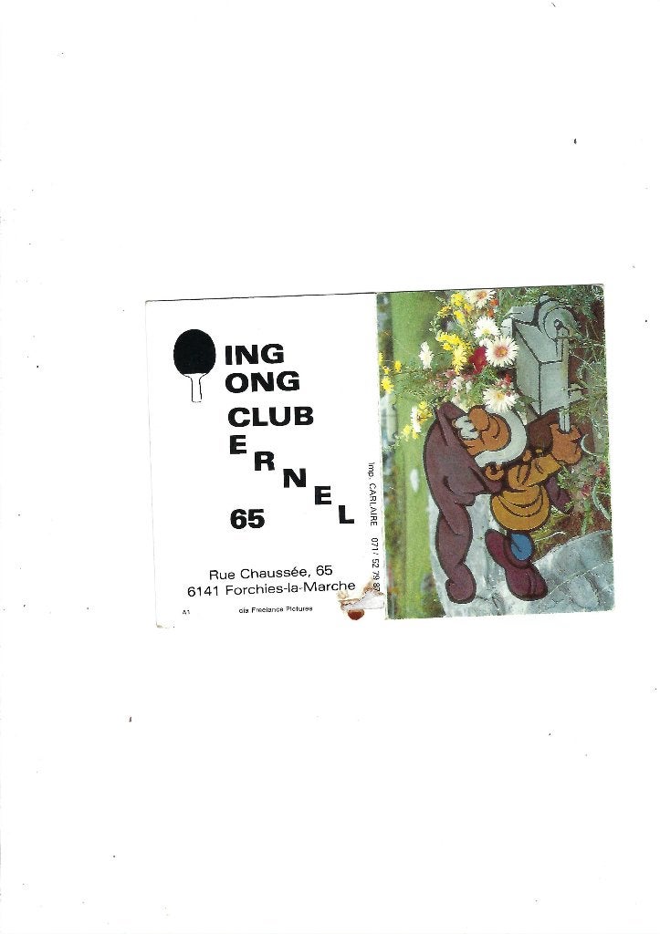 Calendrier de poche 1991, Divers, Calendriers, Envoi, Utilisé