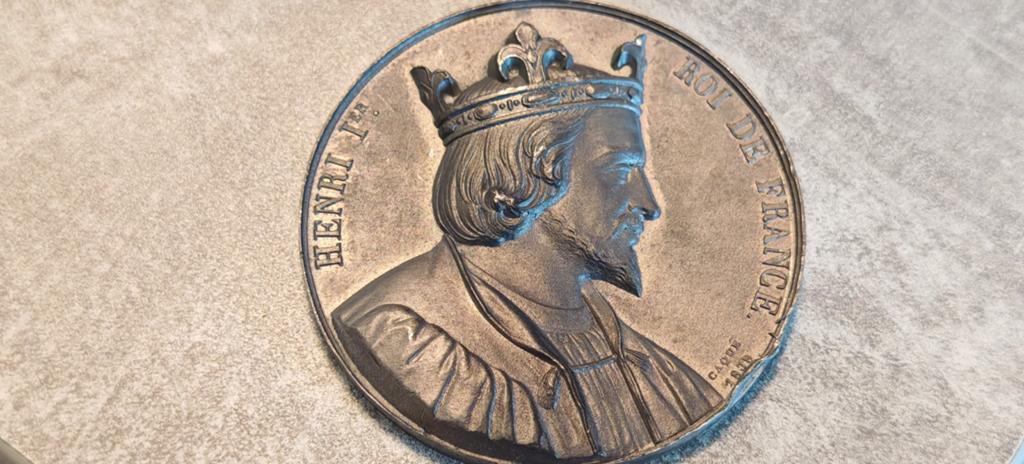 France,Medaille 1838(Caque),Henri I, Roi De France UNC., Enlèvement ou Envoi, Autres matériaux