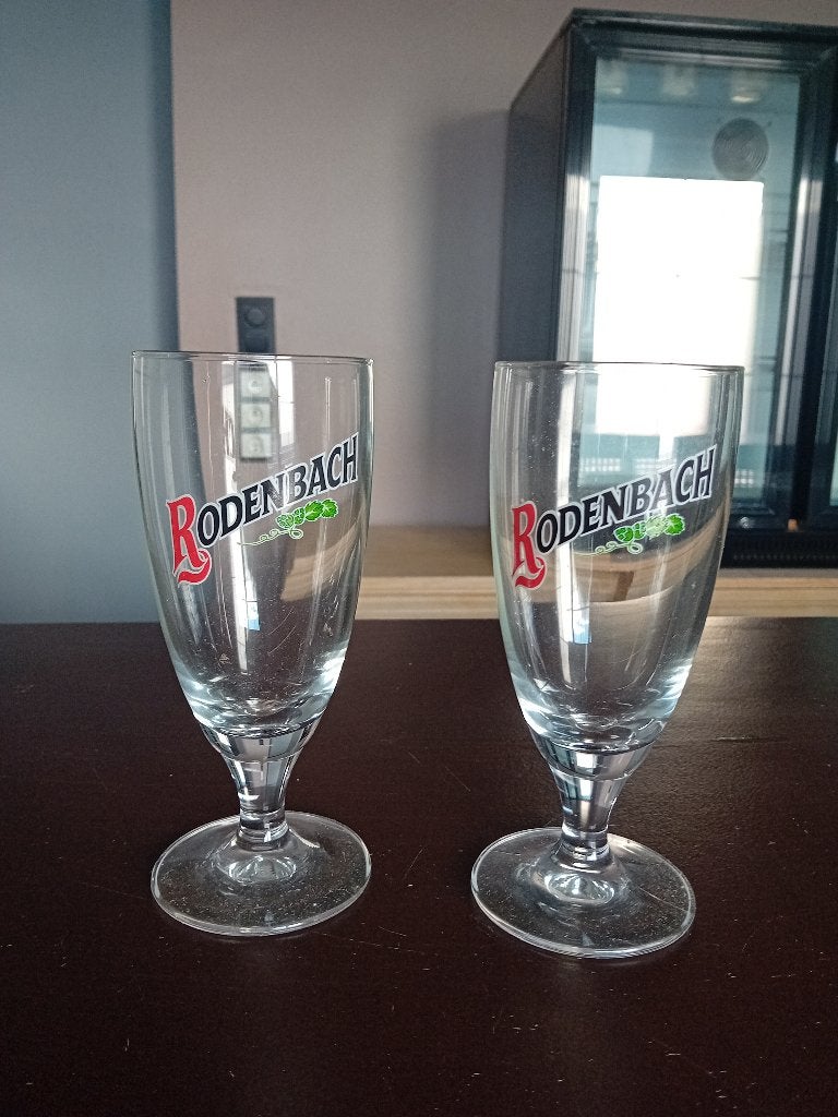 Verres à bière Rodenbach dans une boîte, Enlèvement, Neuf, Verre à bière