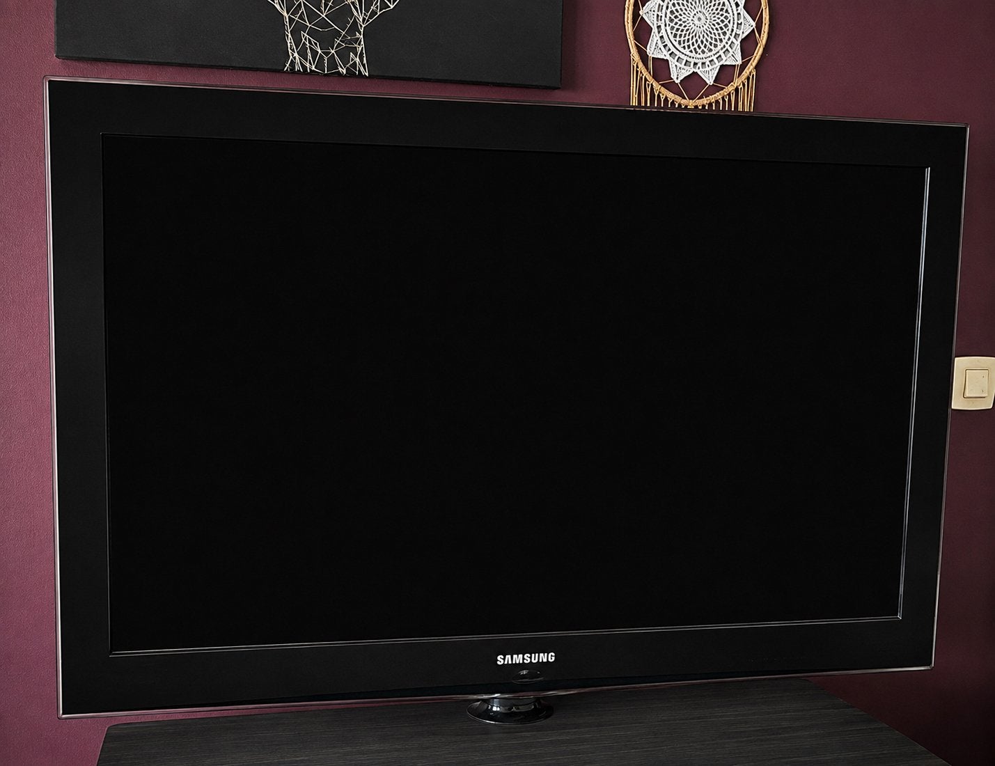 Television samsung 80 cm, Ophalen, Zo goed als nieuw, Samsung