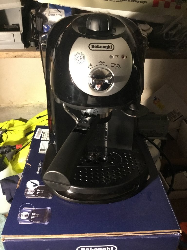 Expressie delonghi, Espresso apparaat, Nieuw, Gemalen koffie, Ophalen of Verzenden