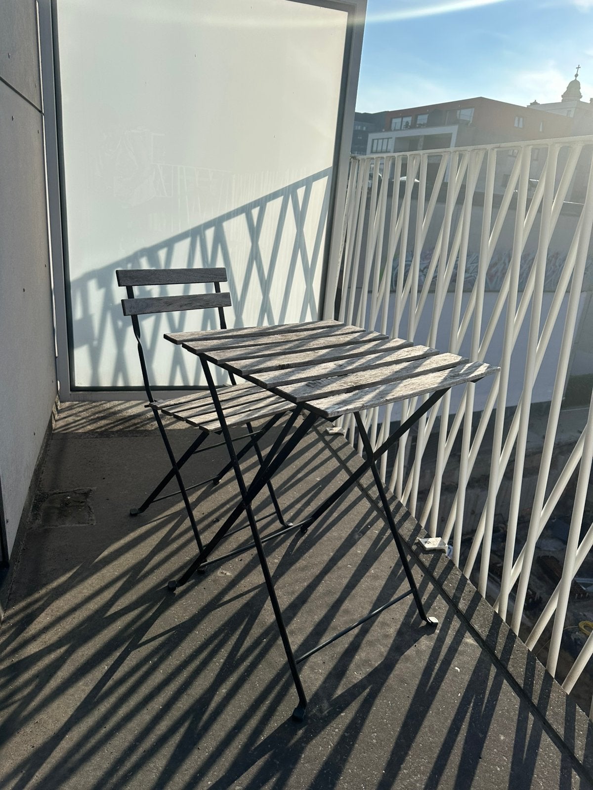 Terrastafel en stoelenset, Ophalen of Verzenden, Zo goed als nieuw